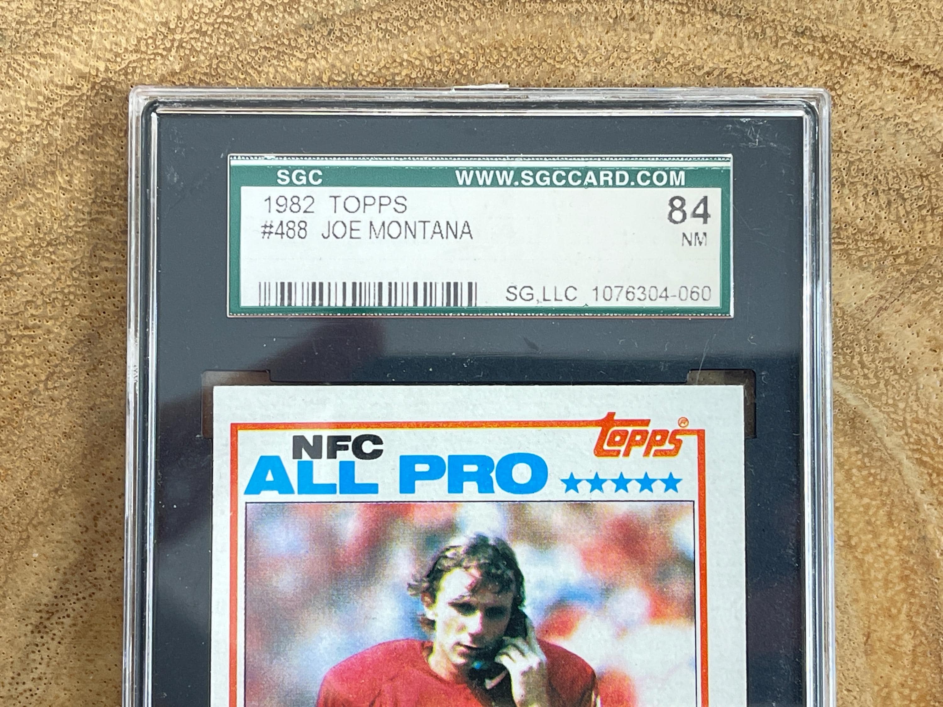 1982 Topps Football, Joe Montana #488, SGC Graded 84 - Etsy