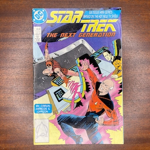1988 Star Trek Comic, The Next Generation, DC, Carlin, Marcos, and Grazon