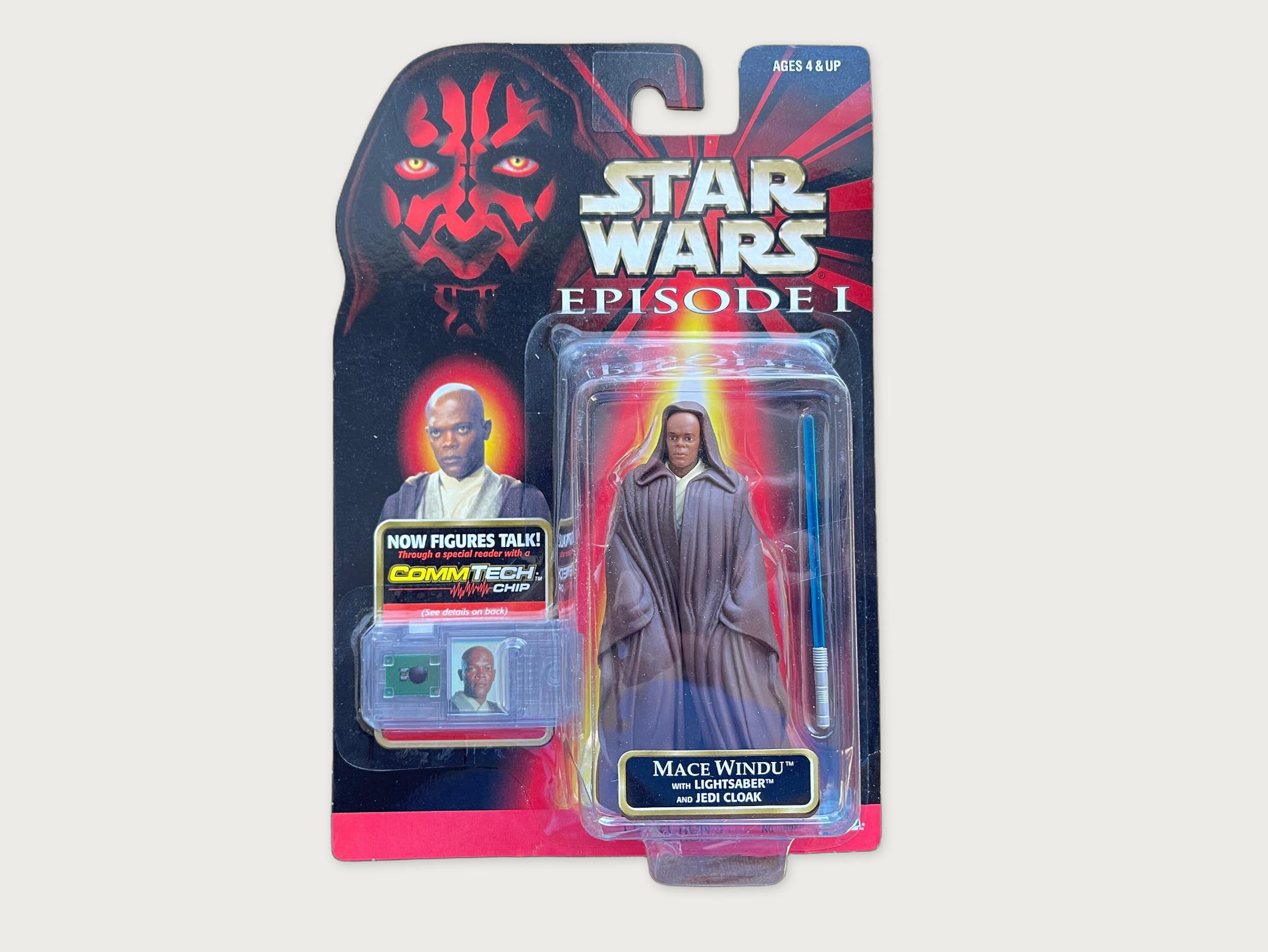1998 Star Wars, Mace Windu, Hasbro, Star Wars Episode 1, Phantom