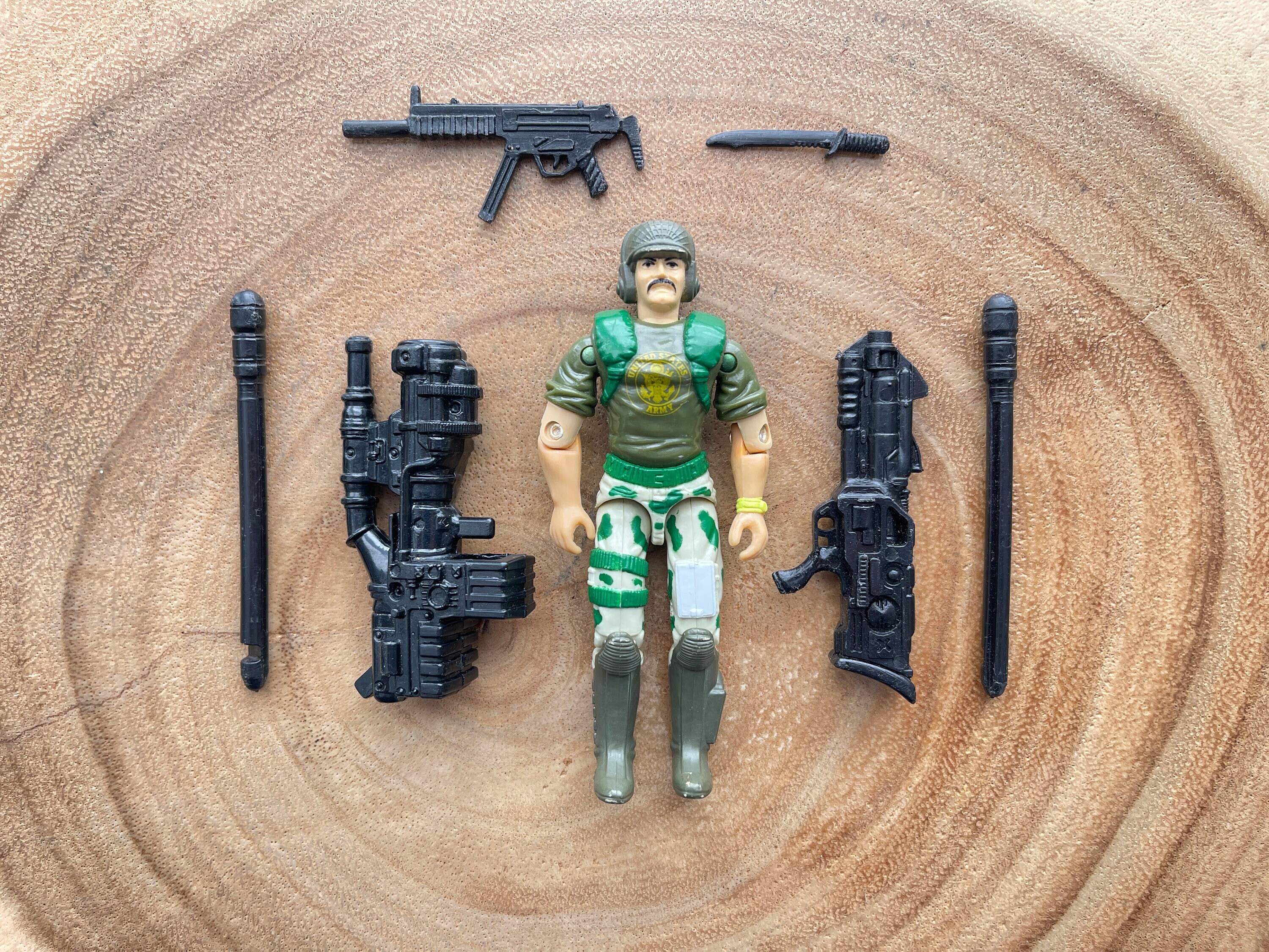 GI Joe Backblast v1 1989 Hasbro ARAH Vintage 100% Complete