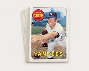 1969 Topps Baseball Lot of 24 Vintage Cards