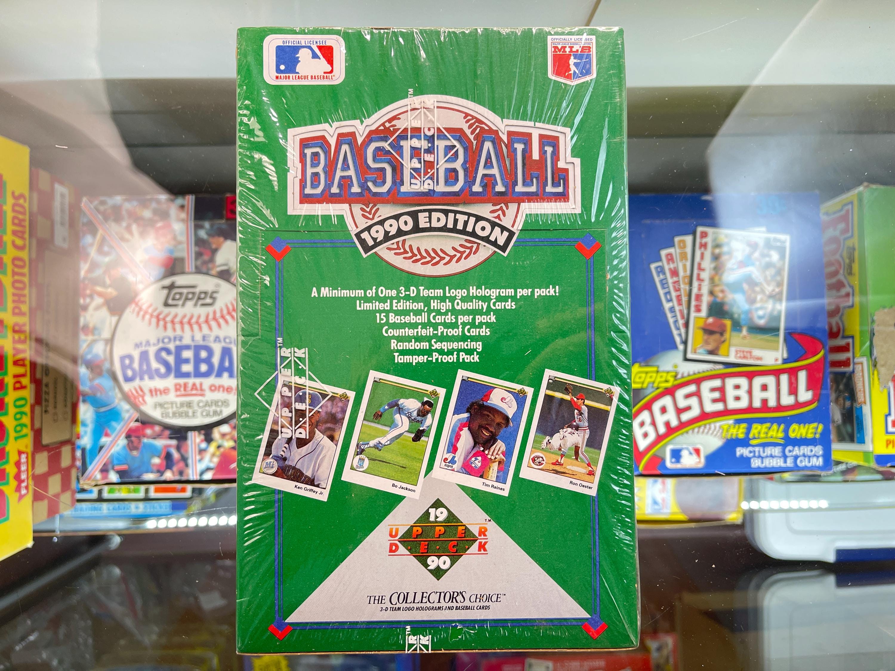 1990 Upper Deck Baseball Trading Cards - Factory Sealed, 36 Packs