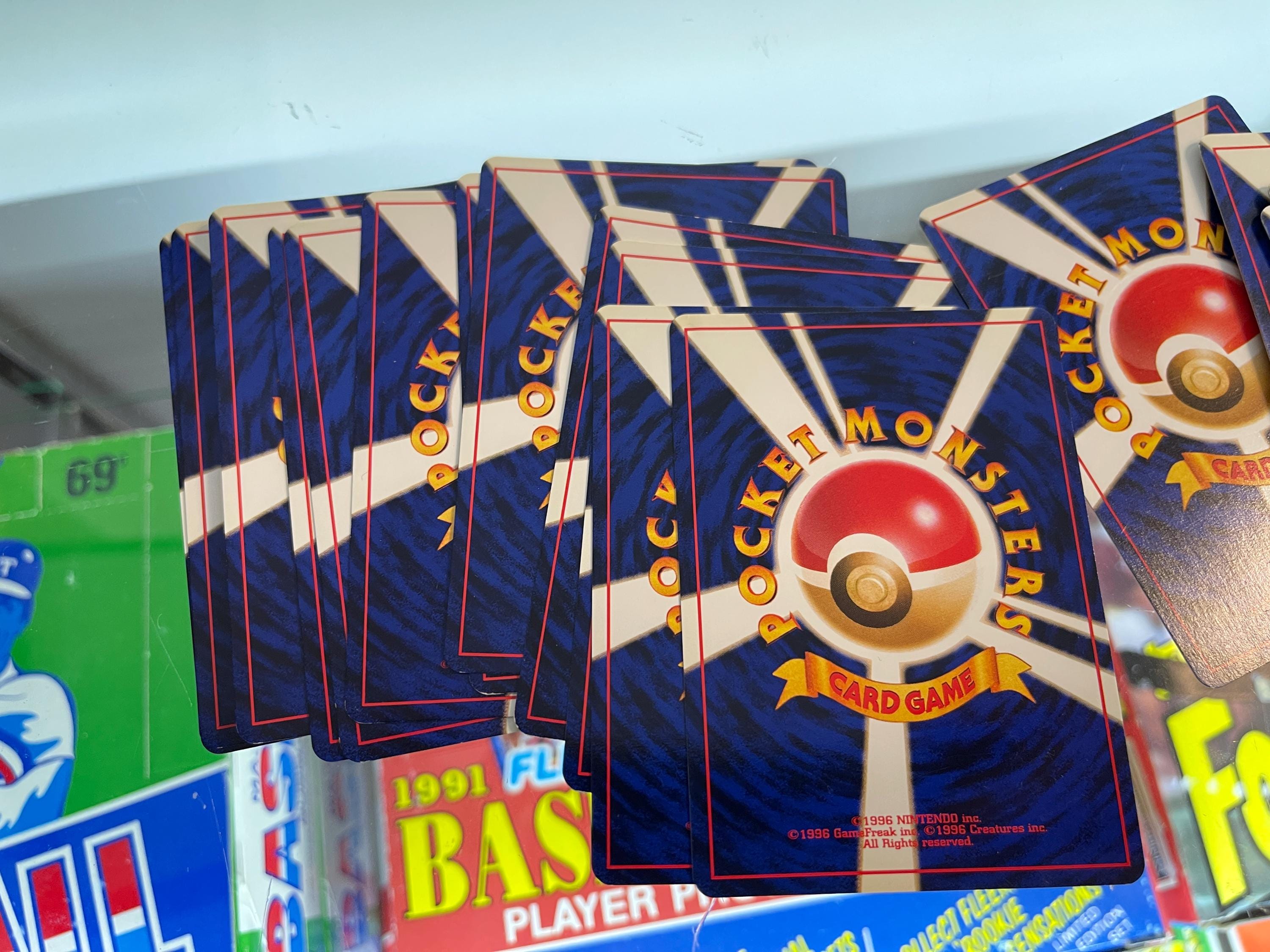 1996 Pokemon Pocket Monster Card Lot of 24 Japanese Trading Cards