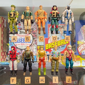 Vintage G.I. Joes ARAH Action Figures, Choose Your Figure, Hasbro