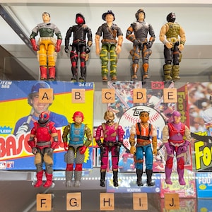 Vintage G.I. Joes ARAH Action Figures, Choose Your Figure, Hasbro