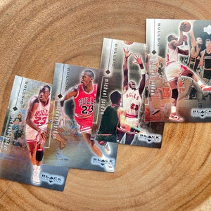 1999 Upper Deck, Michael Jordan Lot of (4) Cards, Black Diamond