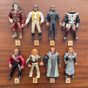 Early 1990&#39;s Star Trek Figures, The Next Generation, Deep Space Nine, Action Figures, Choose Your Figure