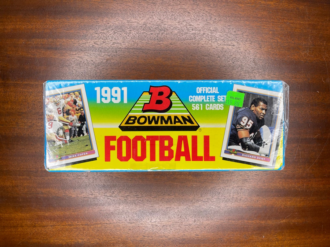 1991 Bowman Football Official Complete Set 561 Cards Factory Etsy