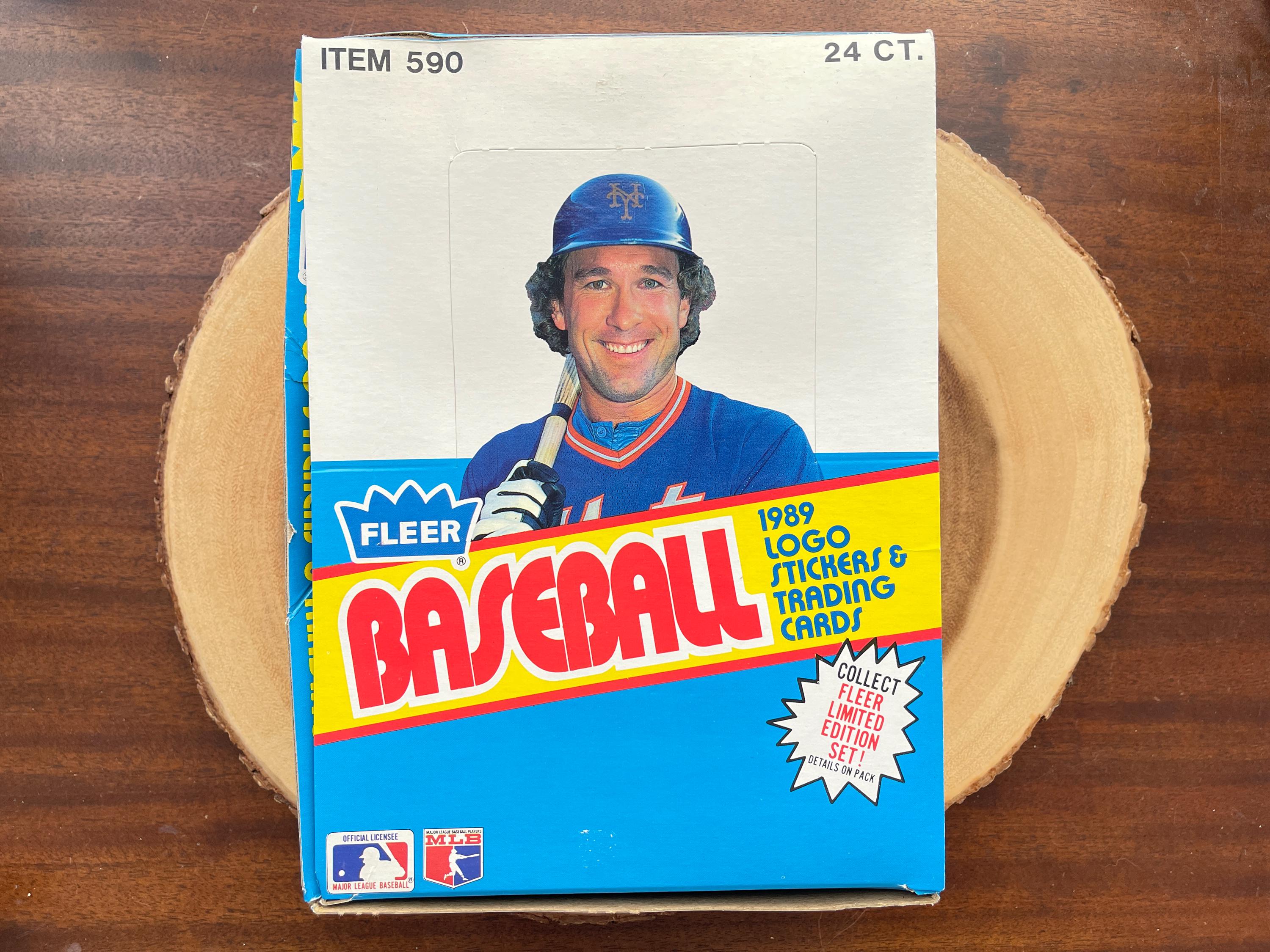 1989 Fleer Baseball Rack Packs, Lot of (2), Totaling 84 Trading