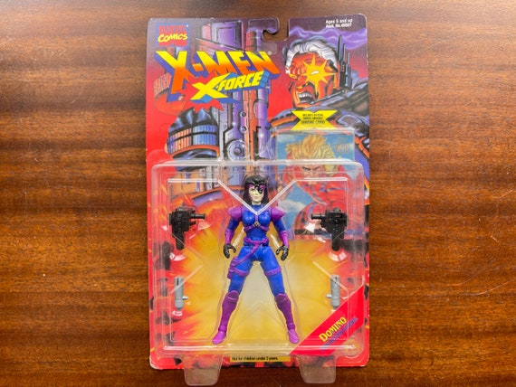 1995 X-men, Marvel Comics, Domino, Action Figure, X-force, Toy Biz