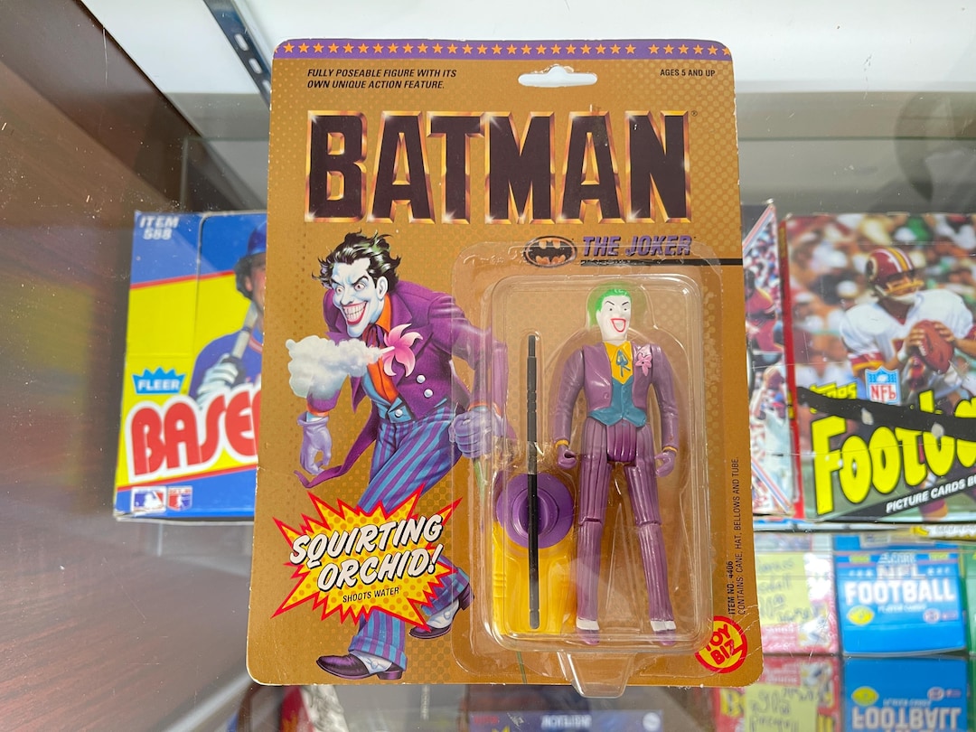 1989 Batman, the Joker, Toybiz, in Original Package, NIP, MOC, Yea
