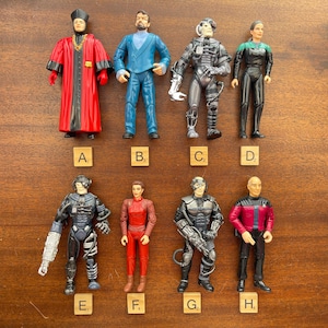 Early 1990&#39;s Star Trek Figures, The Next Generation, Deep Space Nine, Action Figures, Choose Your Figure