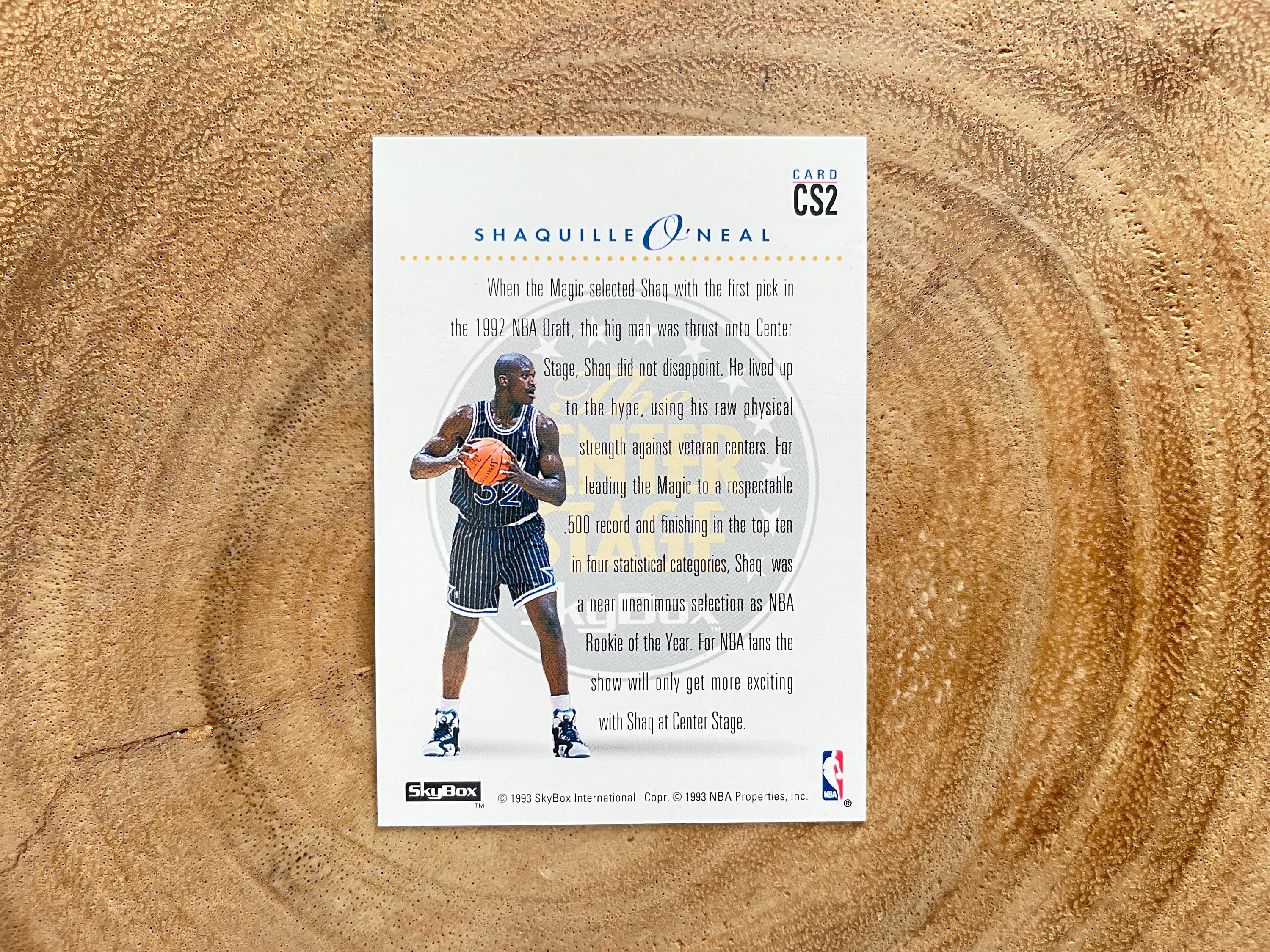 1993 Skybox Center Stage Shaquille O