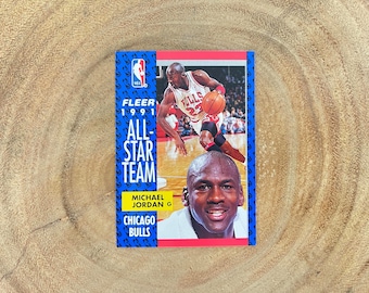 1991 Fleer Michael Jordan #211 Trading Card - All-Star Team
