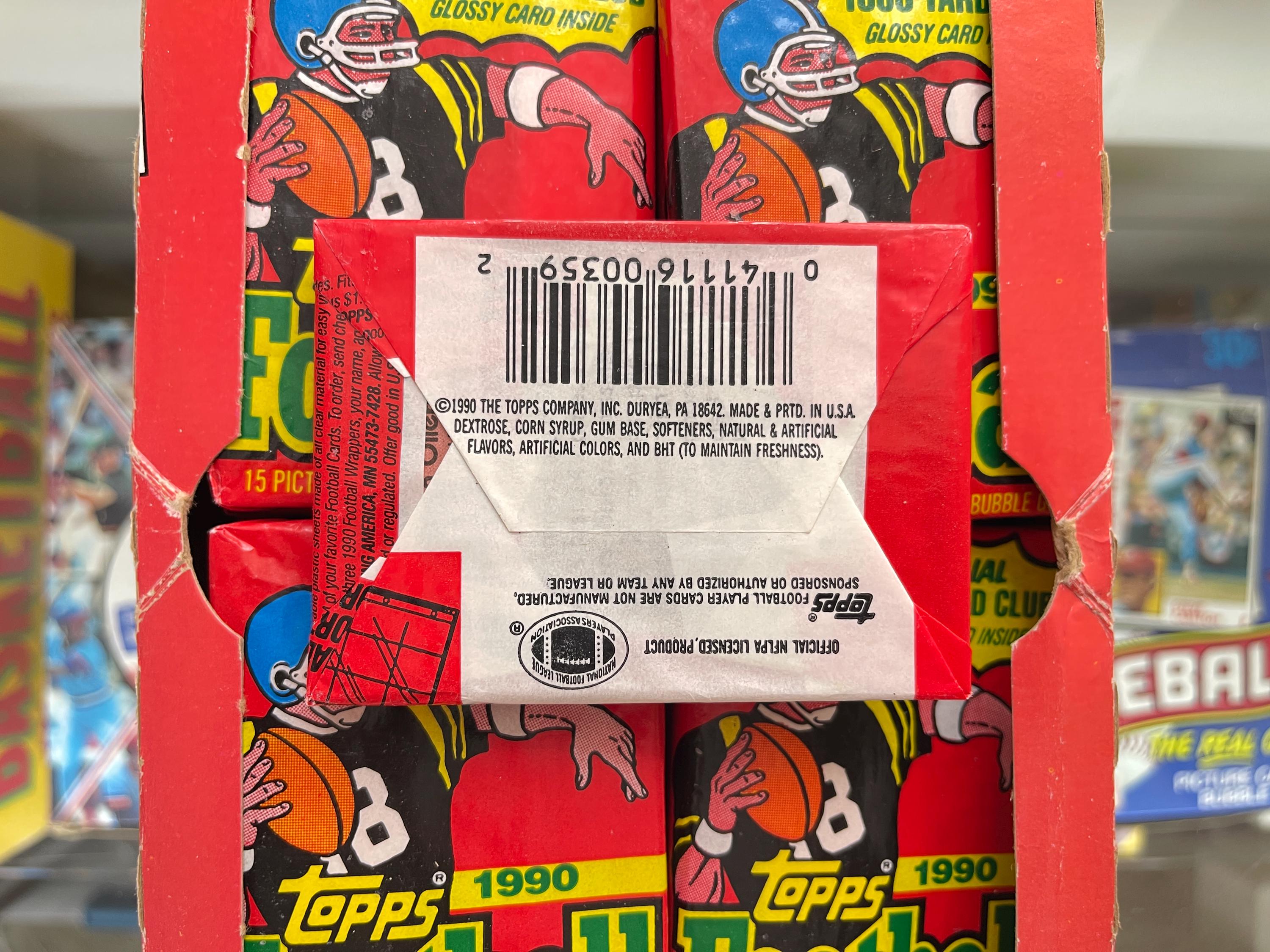1990 Topps Football Cards, Lot of (4) Wax Packs - Etsy