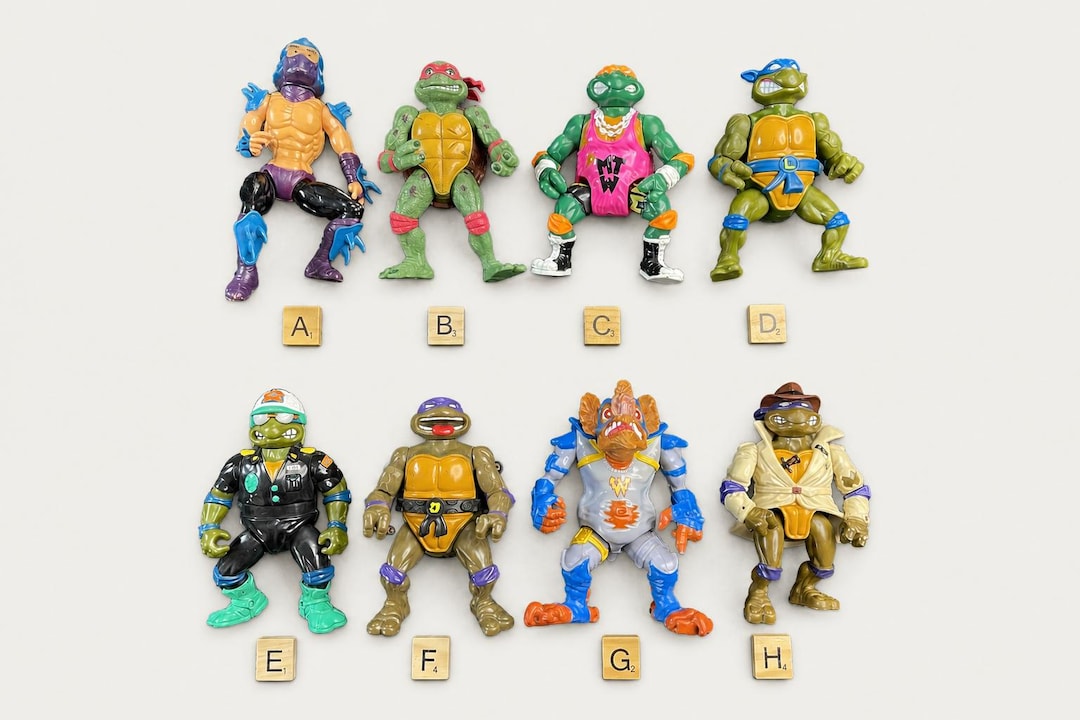【90’s vintage 20471120Hyoma soft toy♪新品】 1988-90 Playmates Teenage Mutant Ninja Turtles Action Figure