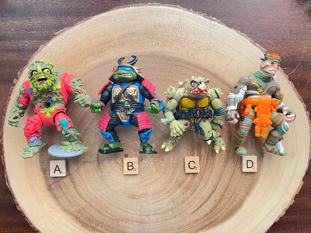 FIGURINE TORTUE NINJA Playmates Toys Mirage Studios Vintage Non