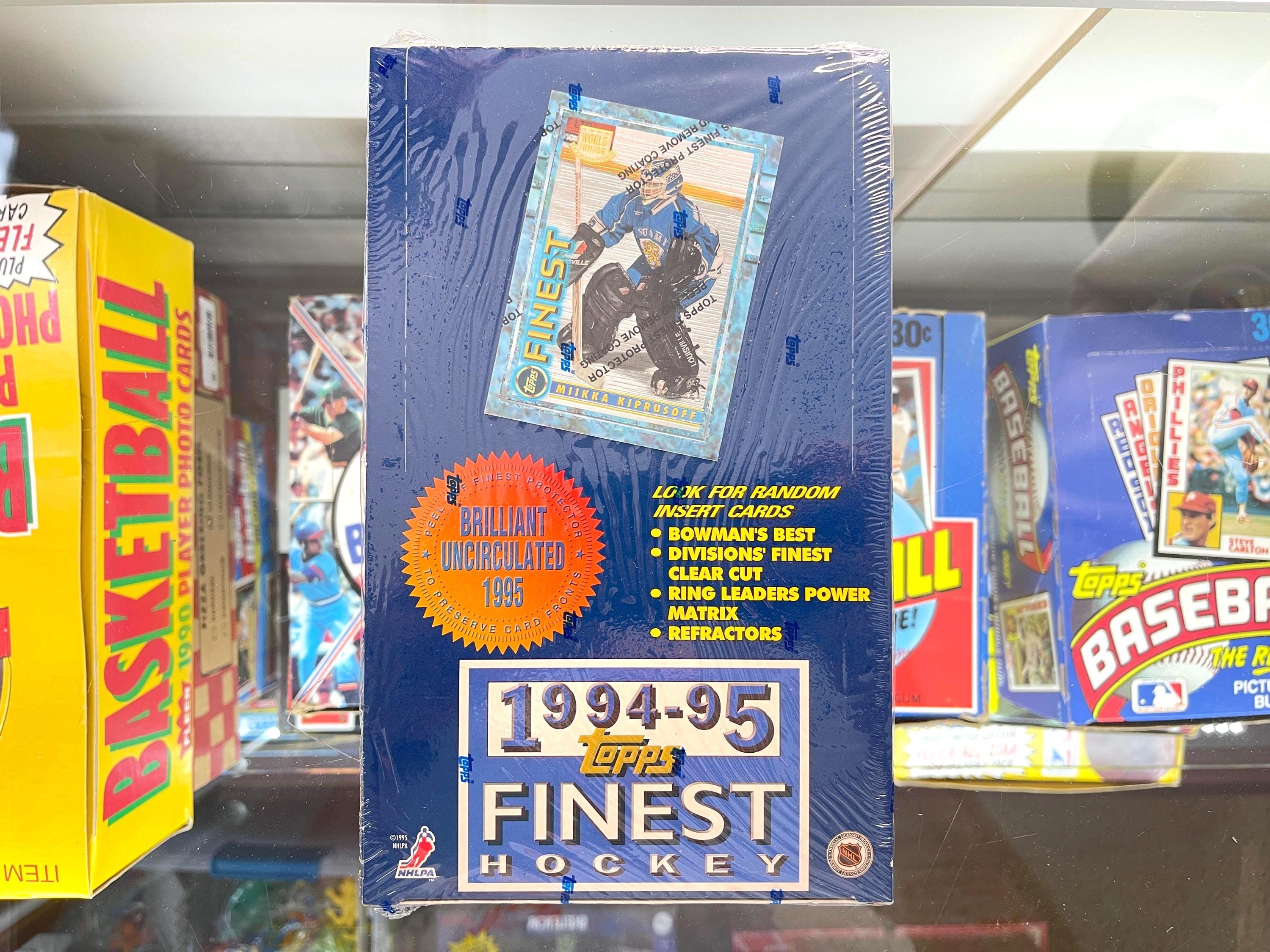 1994-95 Topps Finest Hockey Hobby Box, Factory Sealed, Contains 