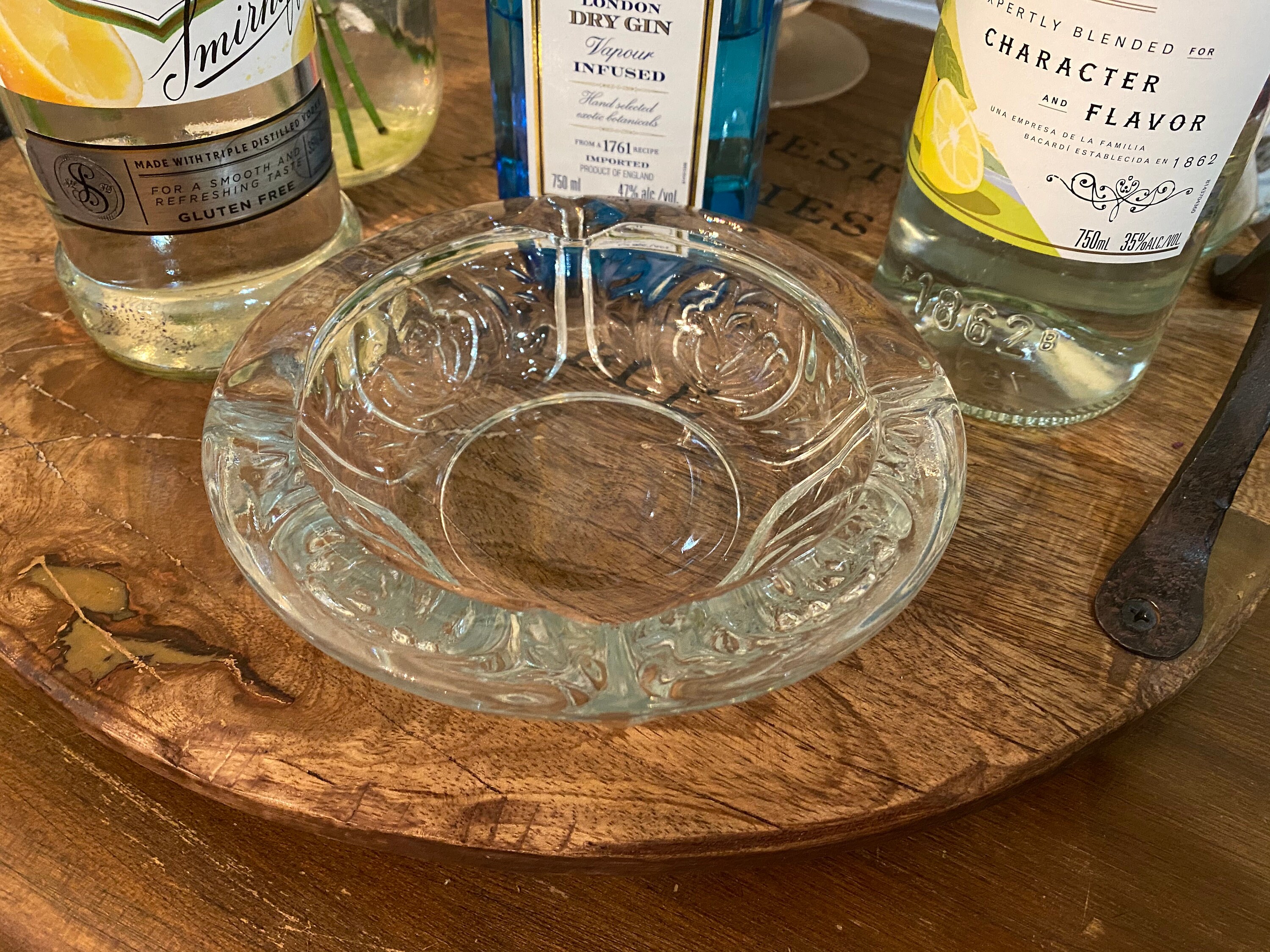 1970's KIG Indonesian Glass Ashtray/candy Dish With Etsy