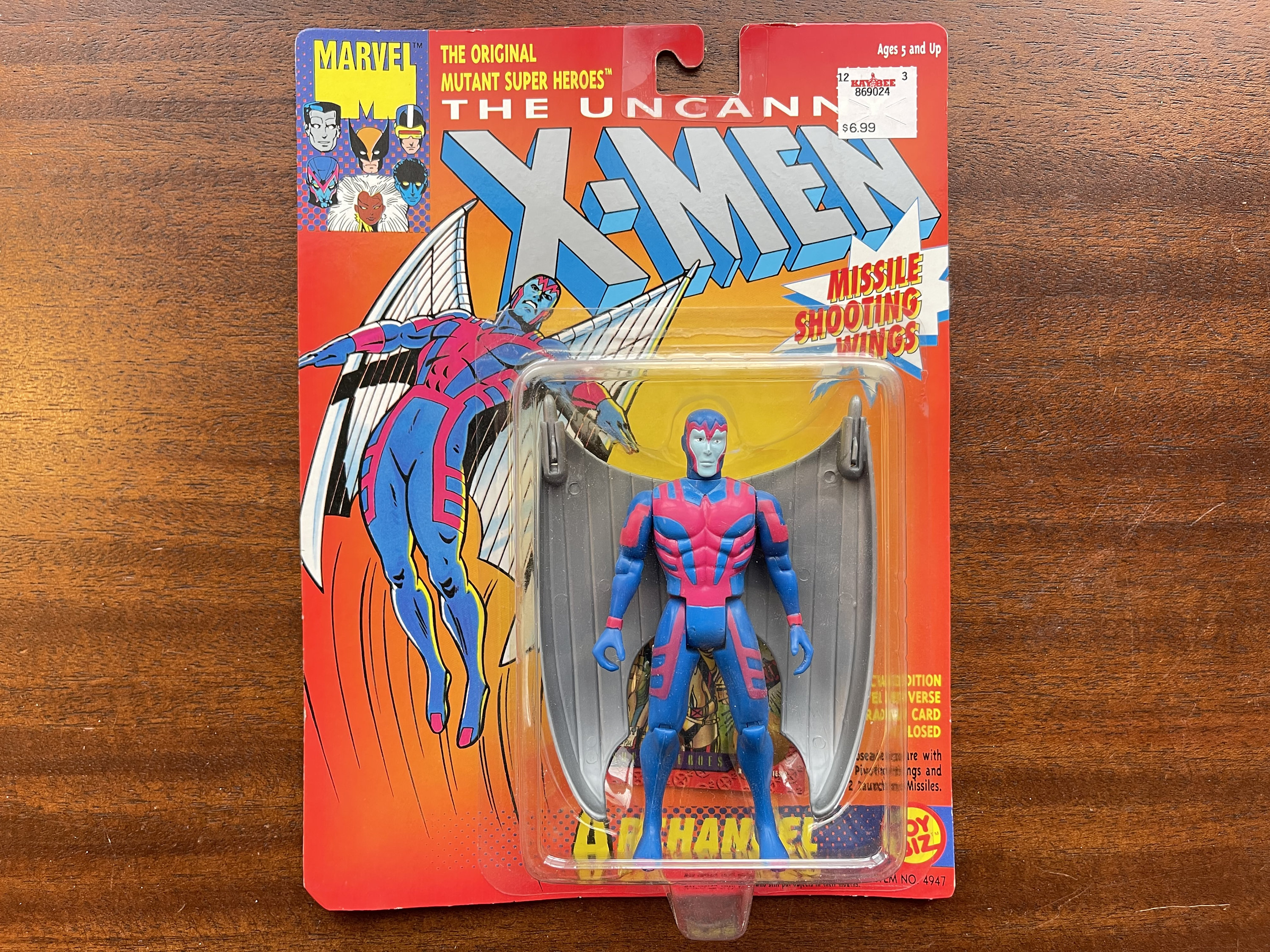 1993 X-men, Marvel, Archangel, Action Figure, in Sealed Package