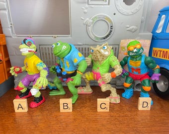 1989-1990 Teenage Mutant Ninja Turtles, Playmates, Mirage Studios, Choose Your Figure