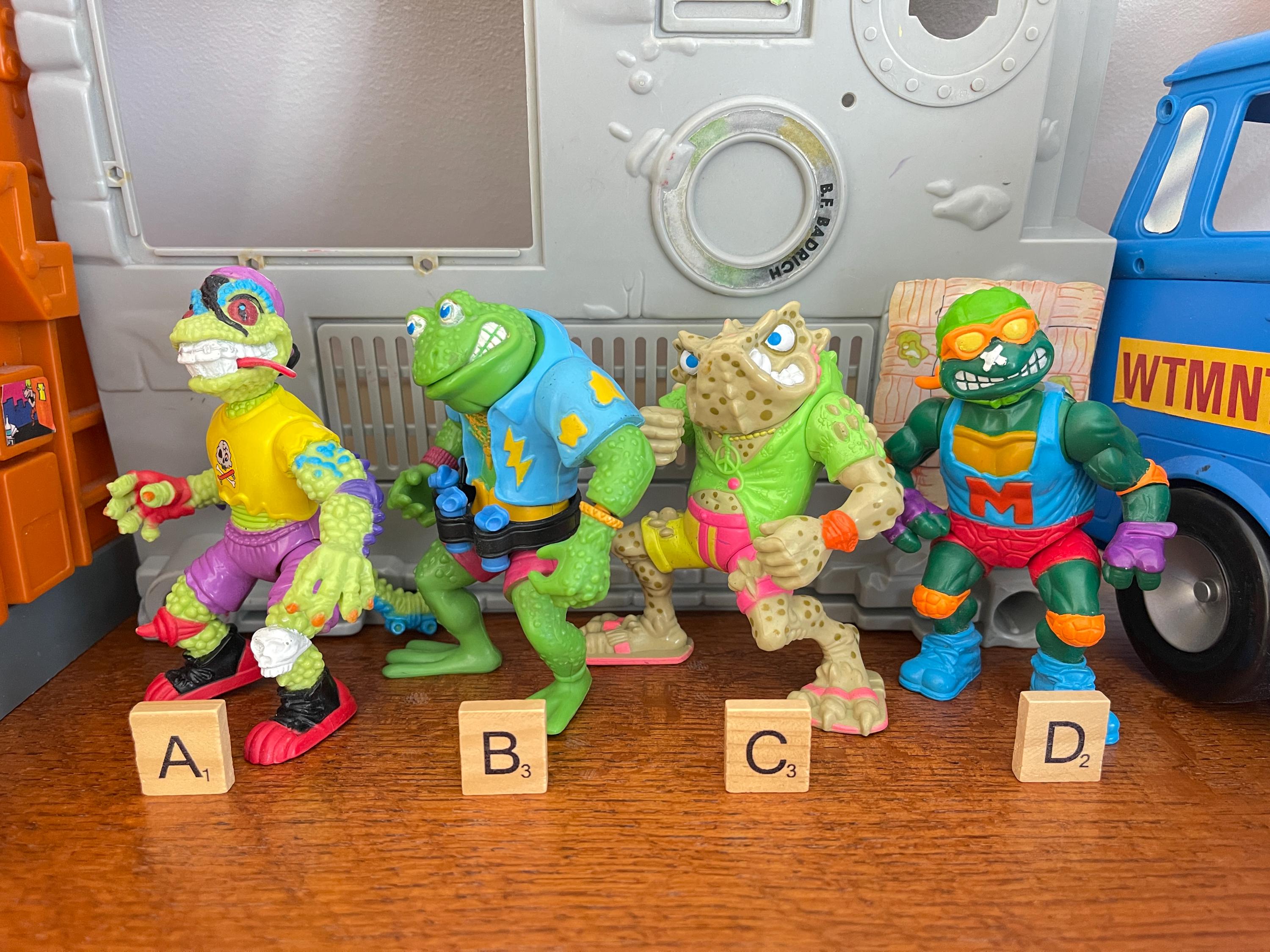 1989-1990 Teenage Mutant Ninja Turtles, Playmates, Mirage Studios