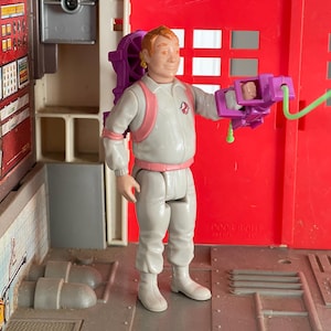 1990 The Real Ghostbusters, Ray Stantz, Slimed Heroes, With Some Accessories