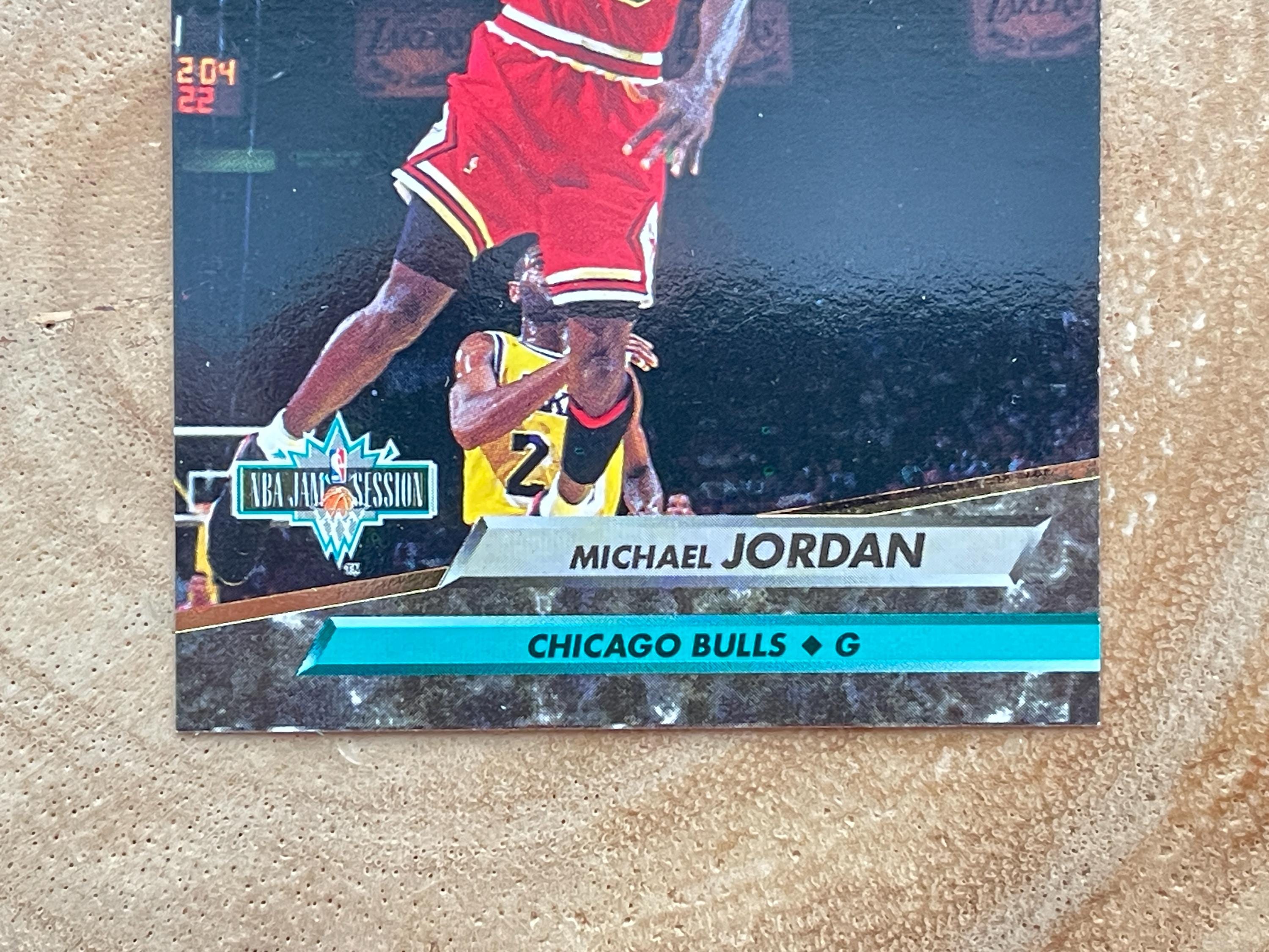 1992-93 Fleer, Michael Jordan #216, NBA Jam Session, Chicago Bulls