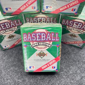 1990 Upper Deck Baseball High Series Factory Sealed Card Box #701–800