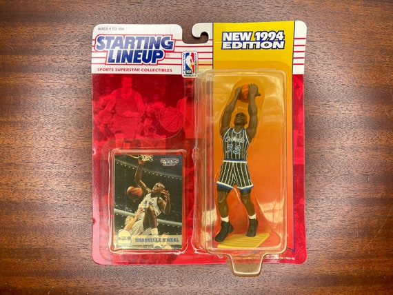 Three Vintage NBA Sports Action Figures Orlando Magic Shaq 