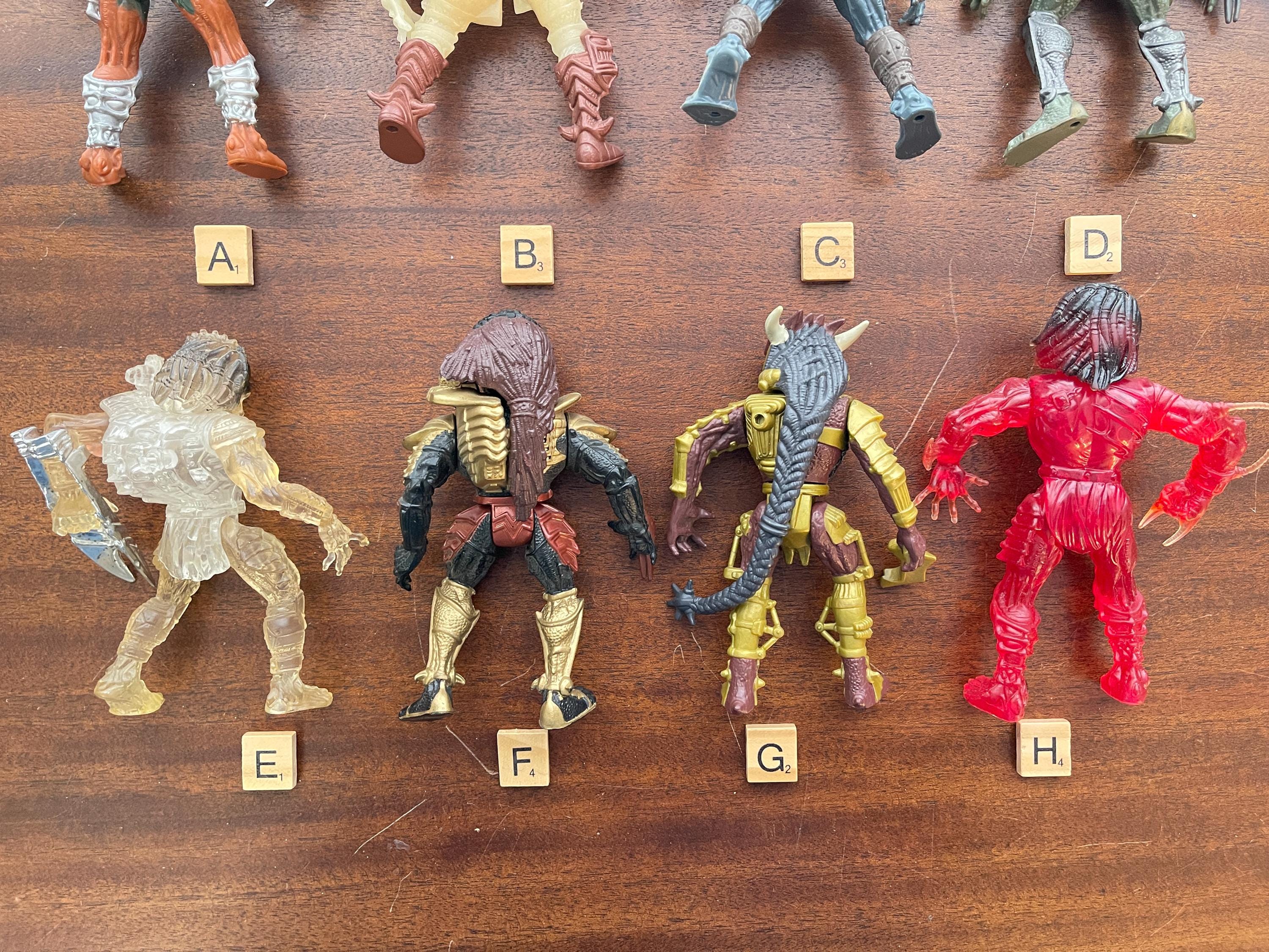 Vintage 1994 Predator Action Figures, Kenner, Choose Your