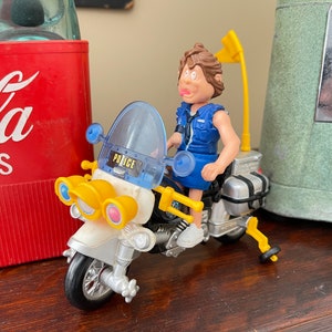 1989 Police Academy Crash Cycle & Zed Action Figure, Kenner - Etsy