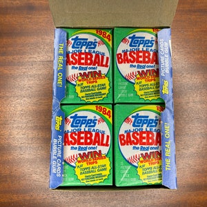 1984 Topps Baseball Wax Pack - (1) Pack From New Old Box