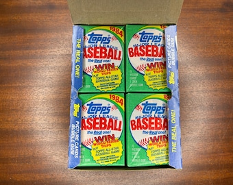 1984 Topps Baseball Wax Pack - (1) Pack From New Old Box