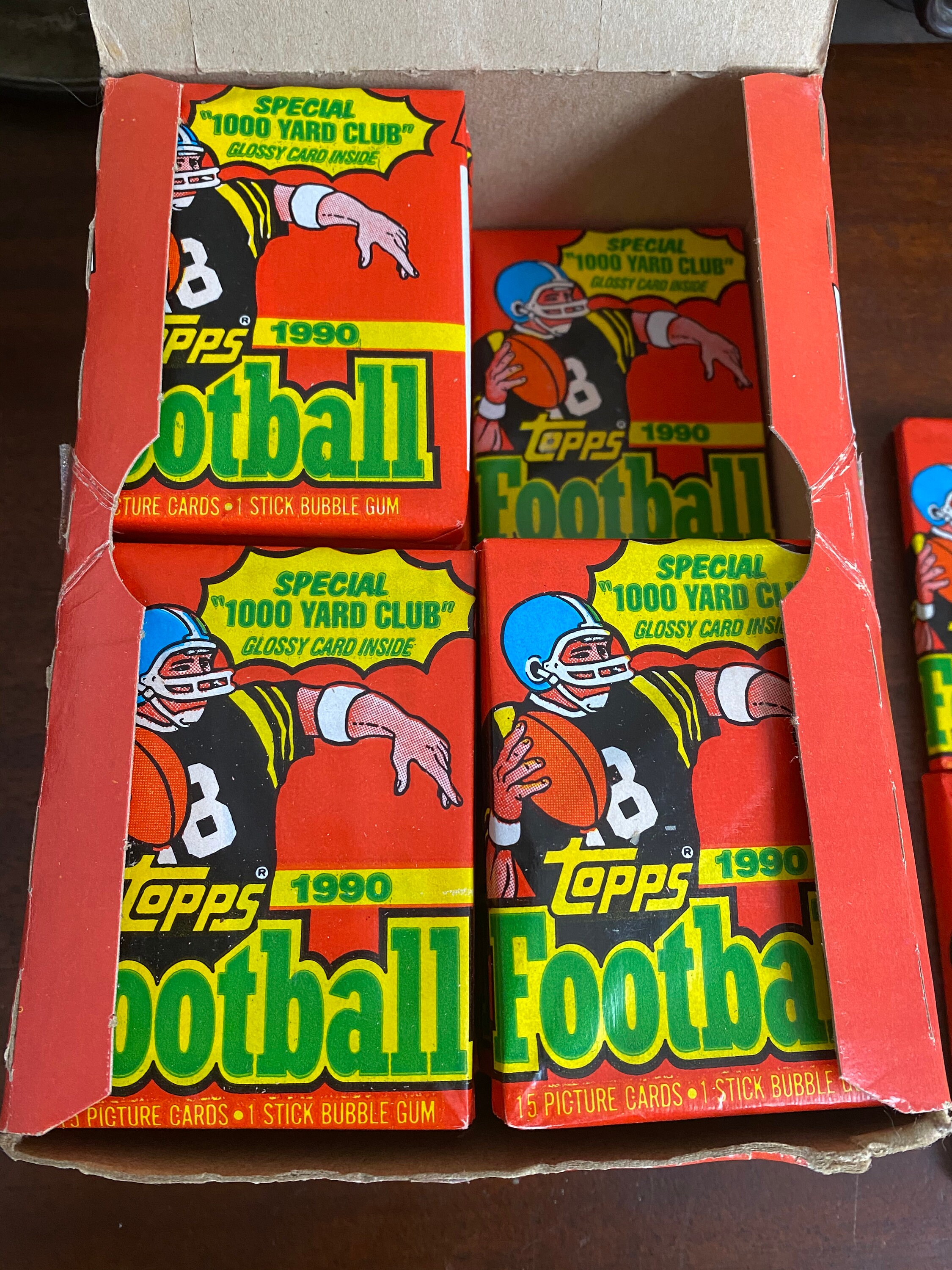 1990 topps football cards best sale