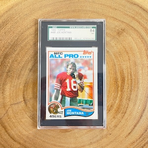 1982 Topps Football, Joe Montana #488, SGC Graded 84 - Etsy