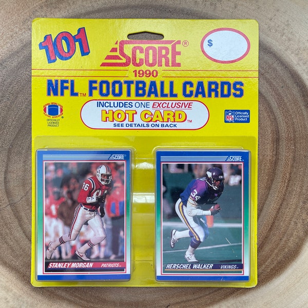 1990 Score Football Cards, 101 Football Cards, NFL Football Cards