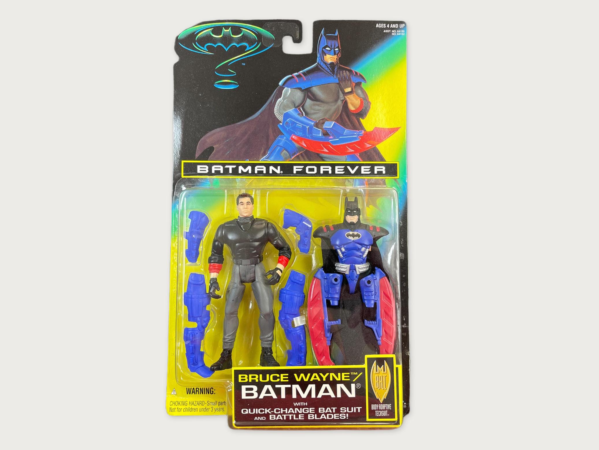 Vintage 1995 Batman Forever Bruce Wayne Quick Change Action Figure