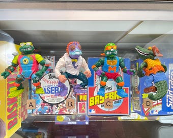 Lot De 3 Figurines Tortues Ninja - édition 2004 Mirage Playmates, Rares