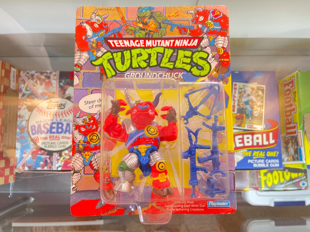 1991 Teenage Mutant Ninja Turtles, Groundchuck, Playmates, Sealed