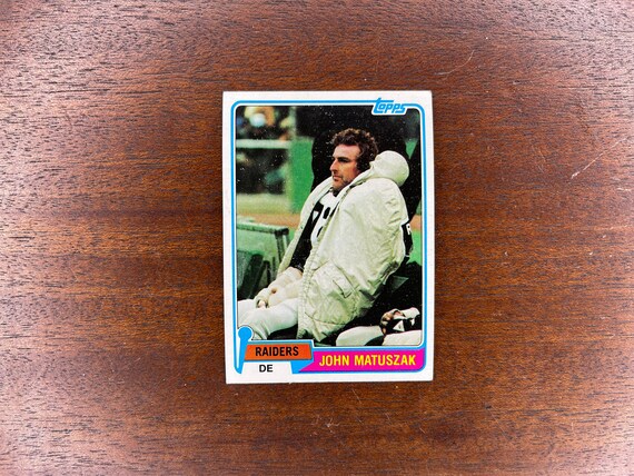 1981 Topps Football, John Matuszak, Goonies, Sloth