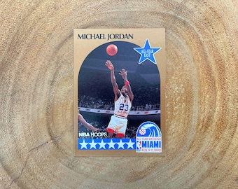 1990 NBA Hoops Sports Cards Michael Jordan #5 All Star East Trading Card