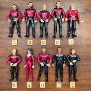 Early 1990&#39;s Star Trek Figures, The Next Generation, Deep Space Nine, Action Figures, Choose Your Figure
