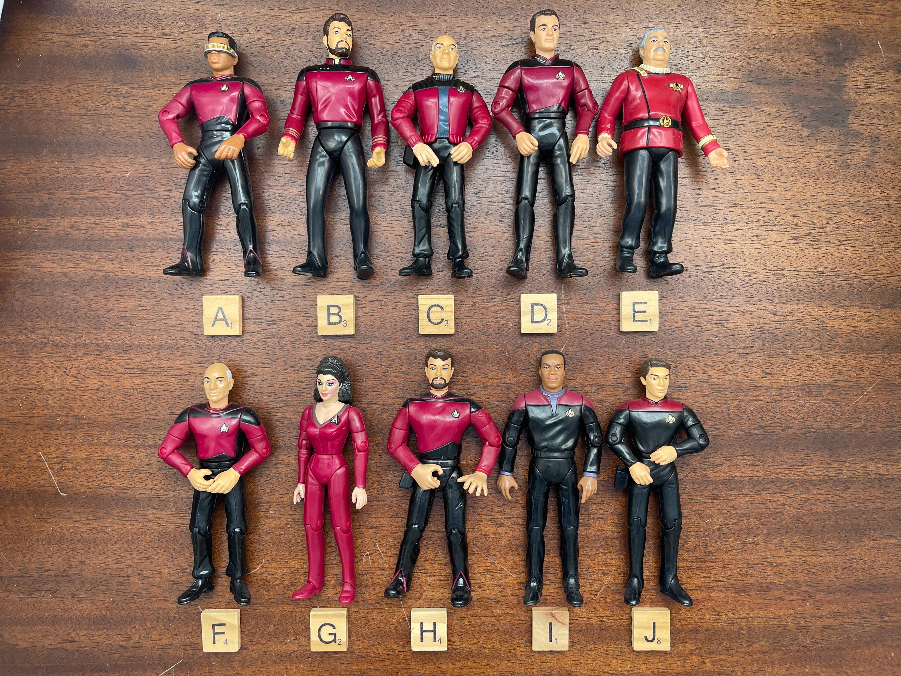 「スタートレック　ＤＳ９」アクションフィギュア４種/Asst.6230（Ｂ） Early 1990's Star Trek Figures, the Next Generation, Deep Space