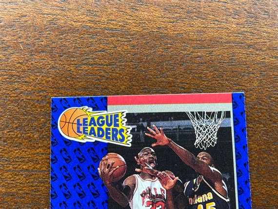 1991 Fleer 220 Michael Jordan League Leaders Etsy
