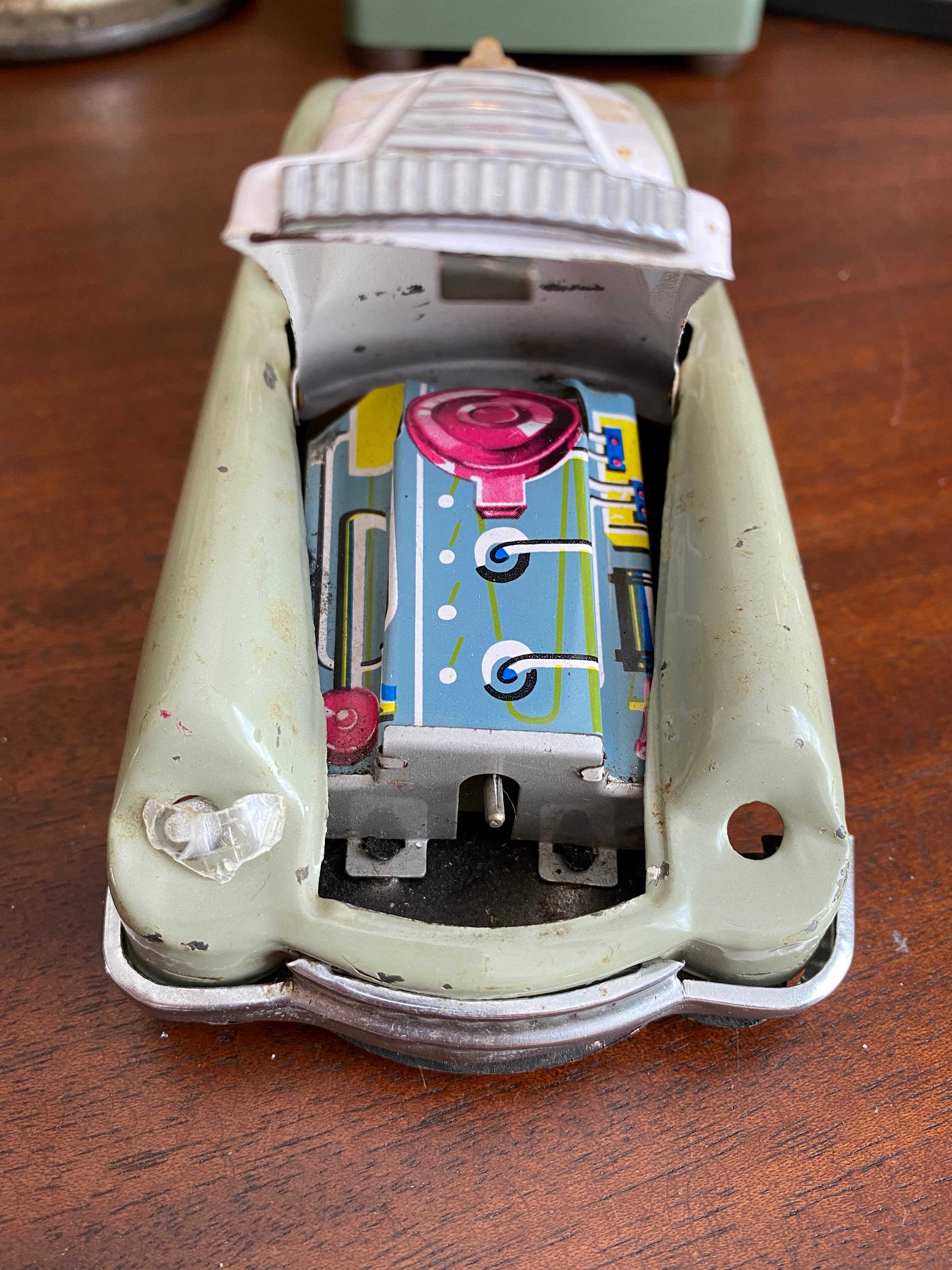 1960's Lucky Sports Car Tin Toy Friction MF772 Made in Etsy