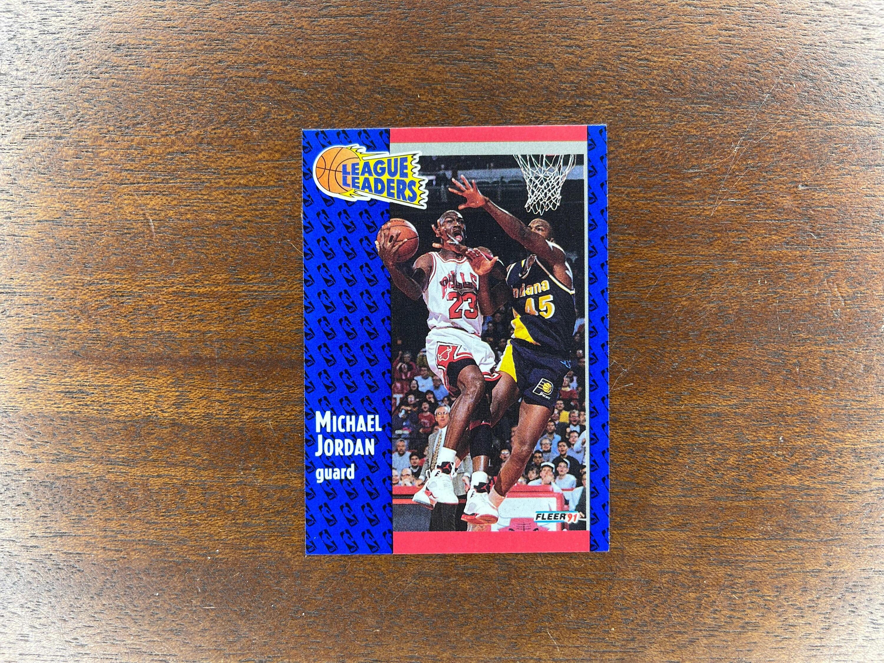 1991 Fleer #220, Michael Jordan, League Leaders - Etsy