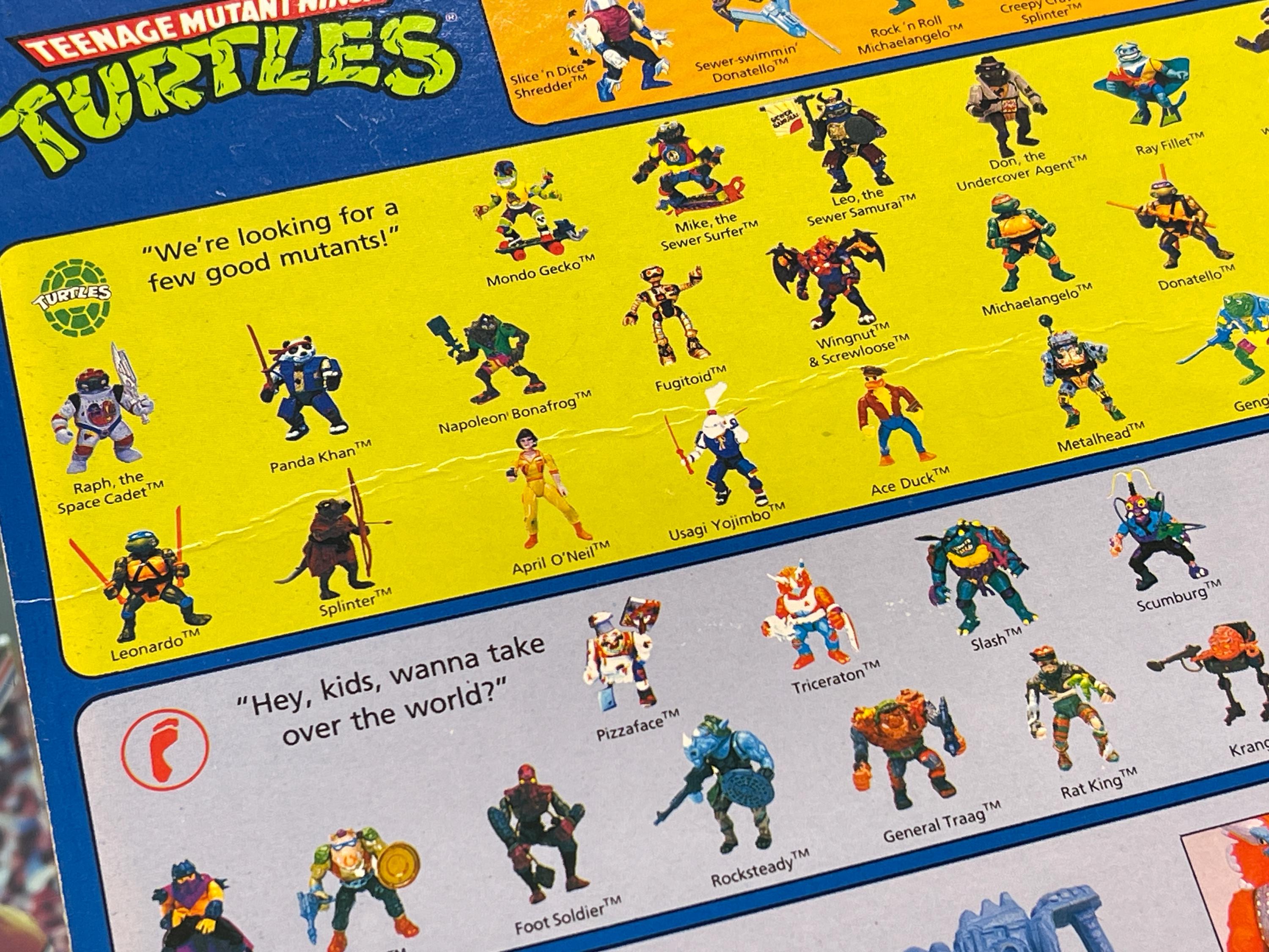 1990 Teenage Mutant Ninja Turtles, Triceraton, Playmates, Sealed