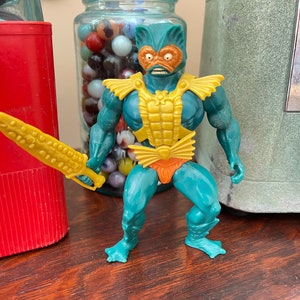 Figurine Mer-Man - MOTU Maître De L'univers - Mattel - 1981