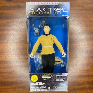 1997 Star Trek, Collector Series, Sulu, 9&quot; Action Figure, Playmates, New Old Stock